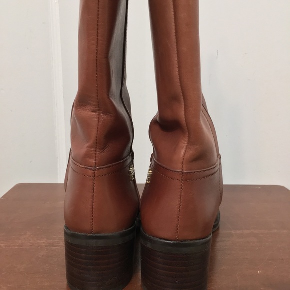 Tory Burch Dark Sepia Fulton knee High Boot Size 8M - Picture 13 of 16